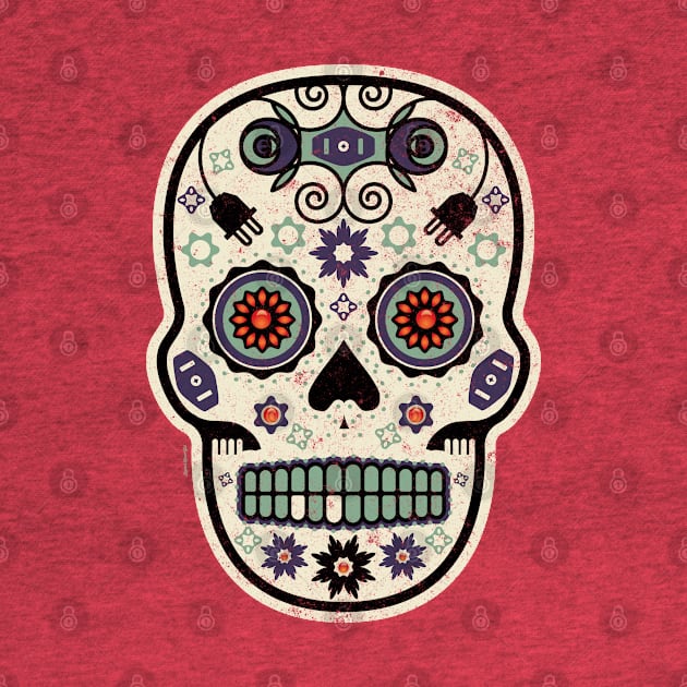 Scintilla de Vida Mexican Sugar Skull by DanielLiamGill